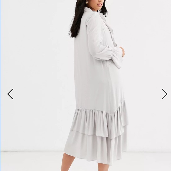 Mango Viscose Ruffle Dress - Picture 5 of 11